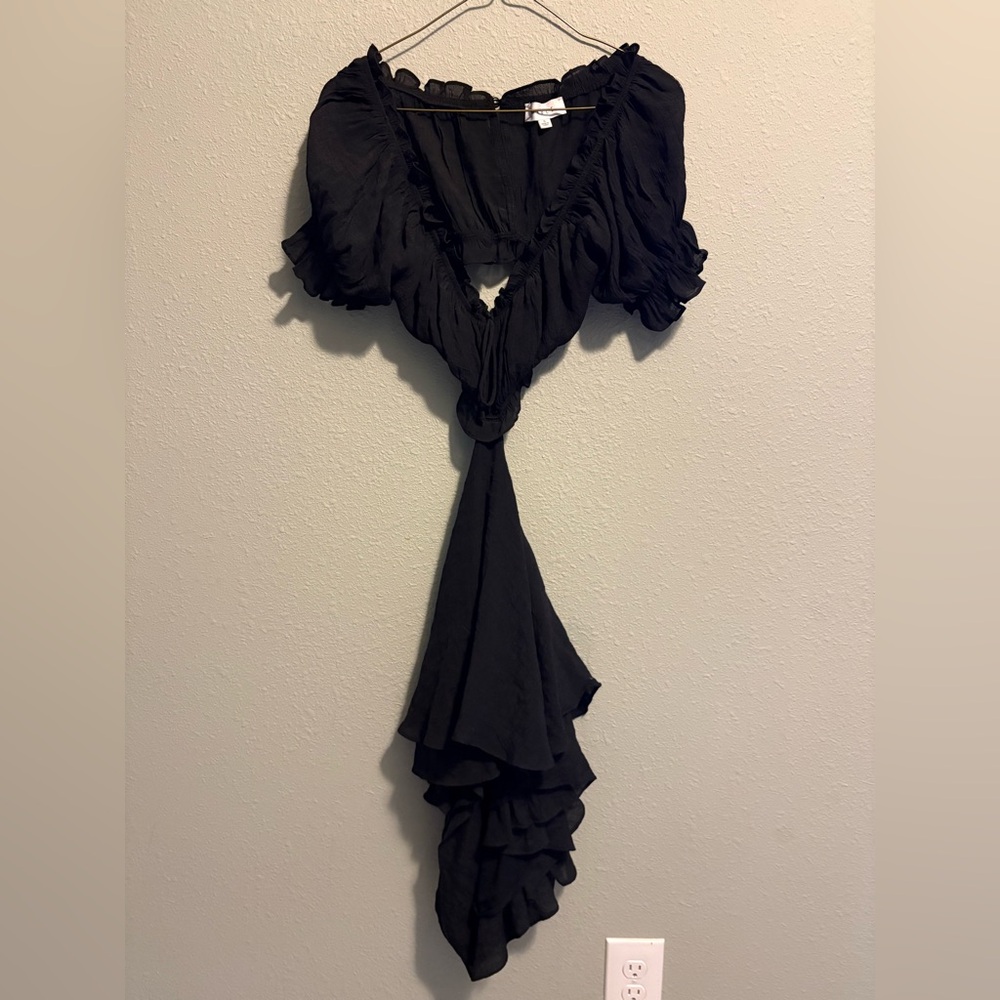 Black Cutout Romper